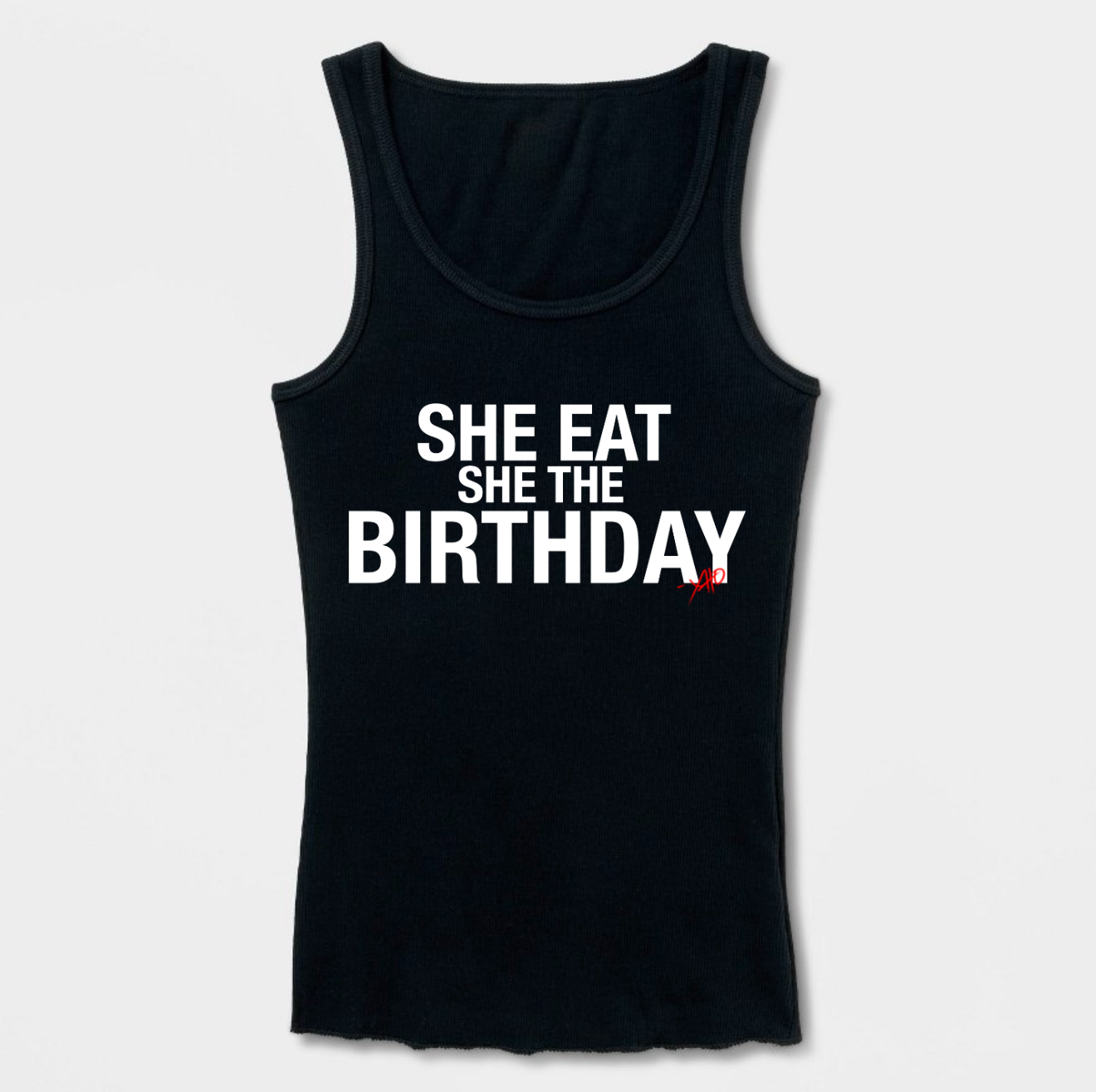 Birthday Slogan Tank Top