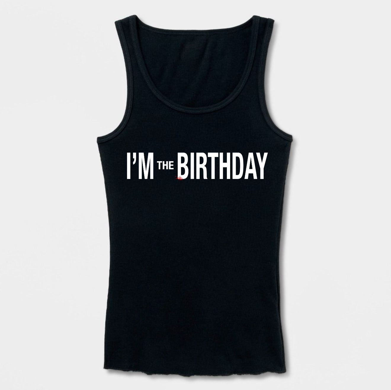 Birthday Slogan Tank Top