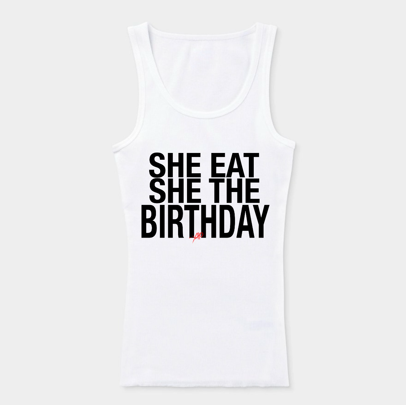 Birthday Slogan Tank Top