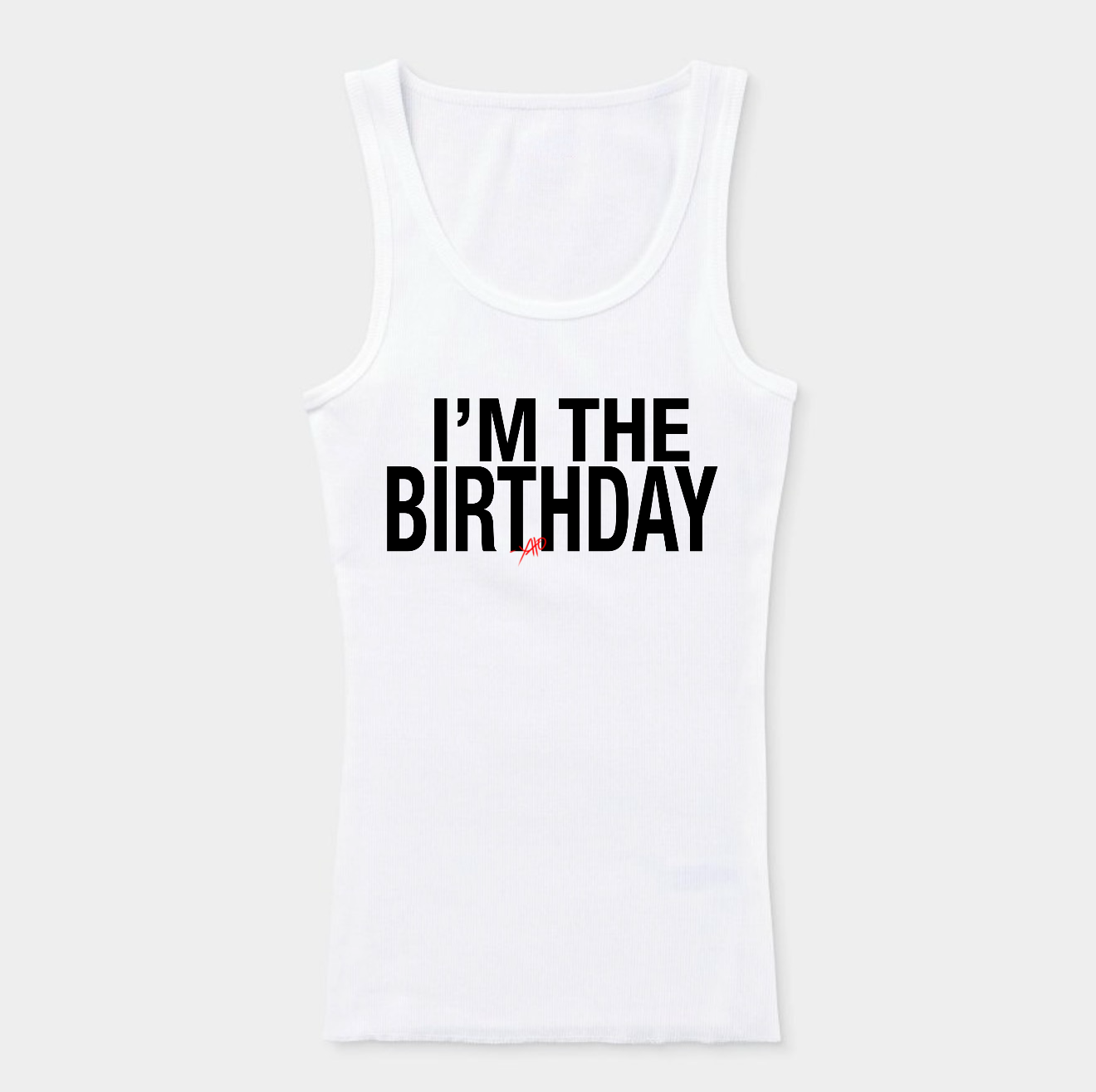 Birthday Slogan Tank Top